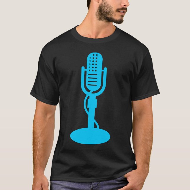 Mikrofon - Himlar Blue T-shirt (Framsida)