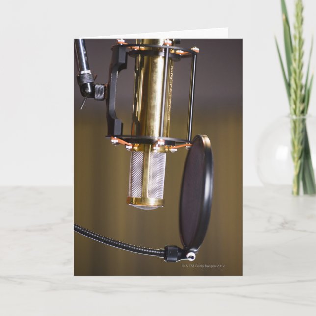 Mikrofon i Studio Kort (Framsida)