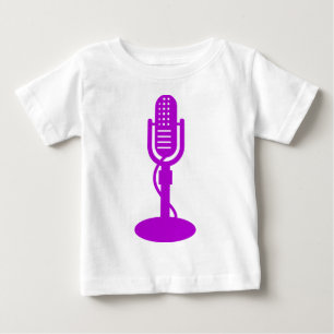 Mikrofon - Lila T-shirt