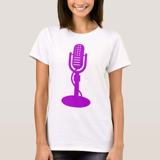 Mikrofon - Lila Tee (Framsida)