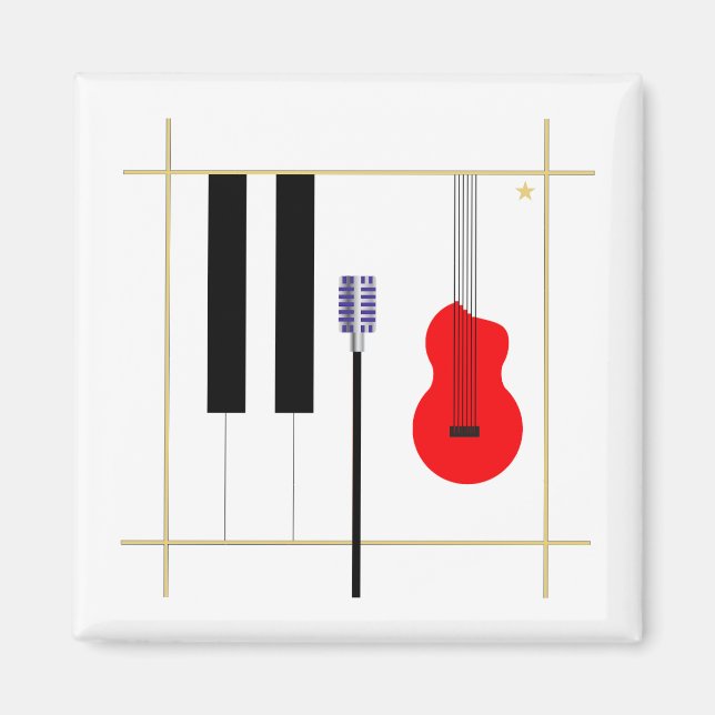 Mikrofon och Instrument Magnet (Framsidan)