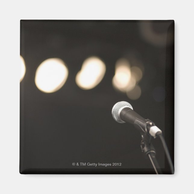 Mikrofon och potlampor magnet (Framsidan)