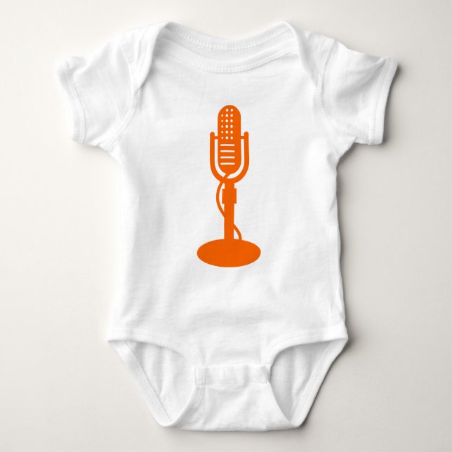 Mikrofon - Orange T-shirt (Framsida)