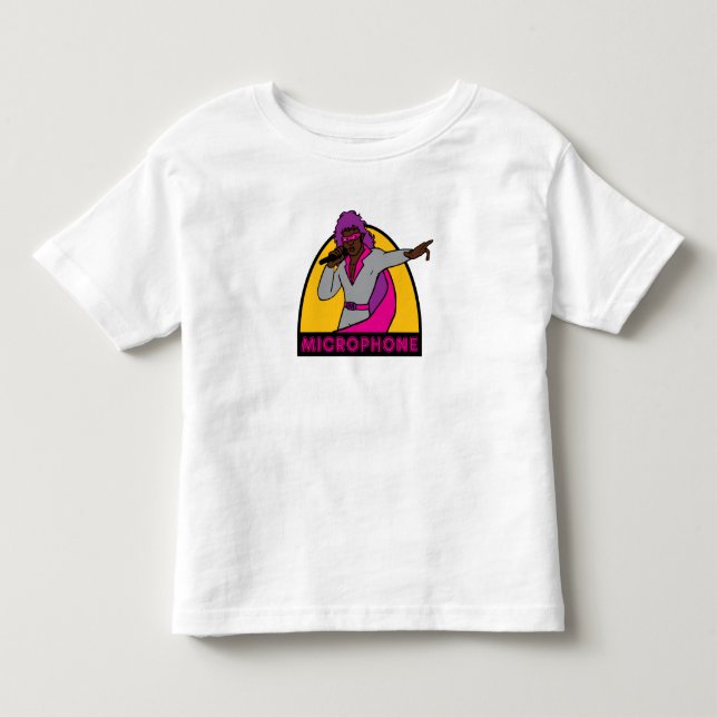 Mikrofon - småbarn t-shirt (Framsida)