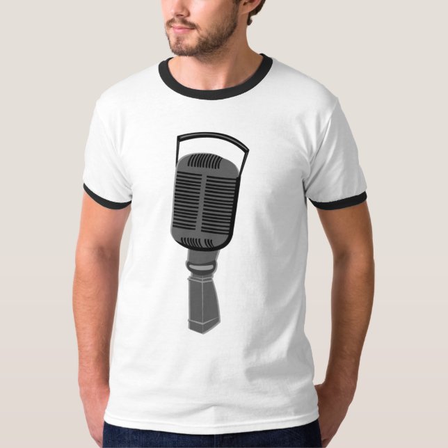 mikrofon t-shirt (Framsida)
