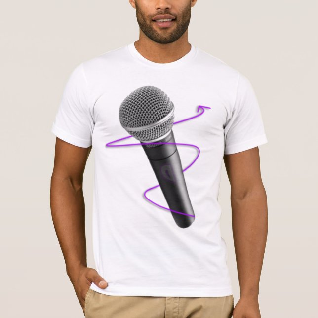 mikrofon t-shirt (Framsida)