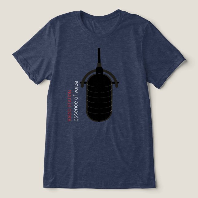 Mikrofon T Shirt (Design Framsida)
