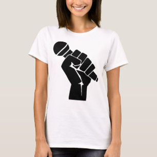 Mikrofon Teckning mikrofon T Shirt