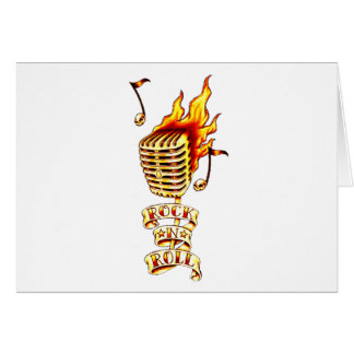 Mikrofonen avfyrar på hälsningskort