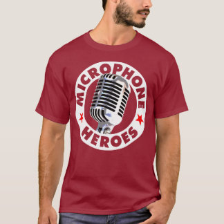 MIKROFONHJÄLTAR - 22 färger - logotyp T Shirt