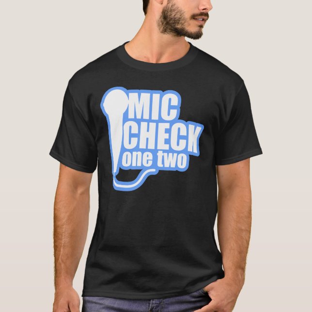 Mikrofonkontrollör Tee Shirt (Framsida)