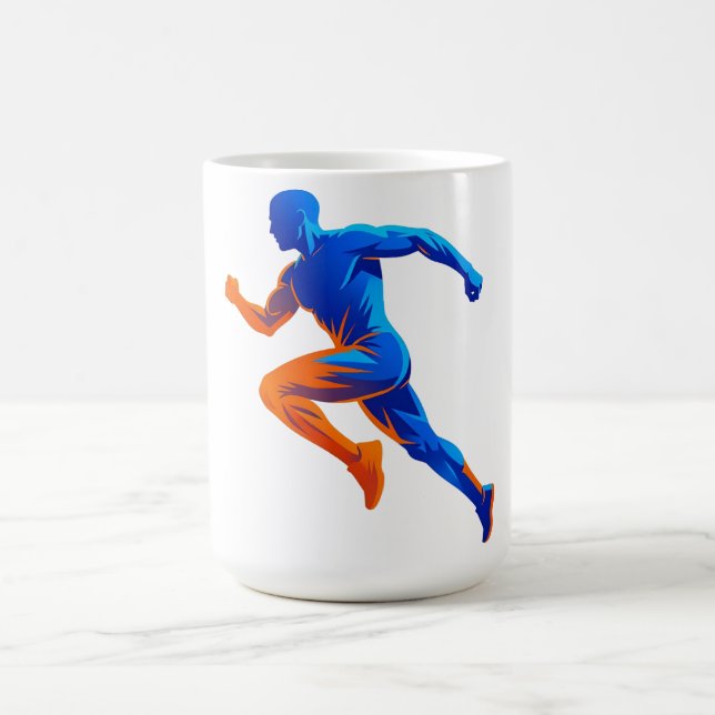 Mikrofonmusiknoter Retro-sångdesign Kaffemugg (Center)
