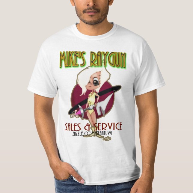 MikrofonRaygun Salar & servar Tee (Framsida)