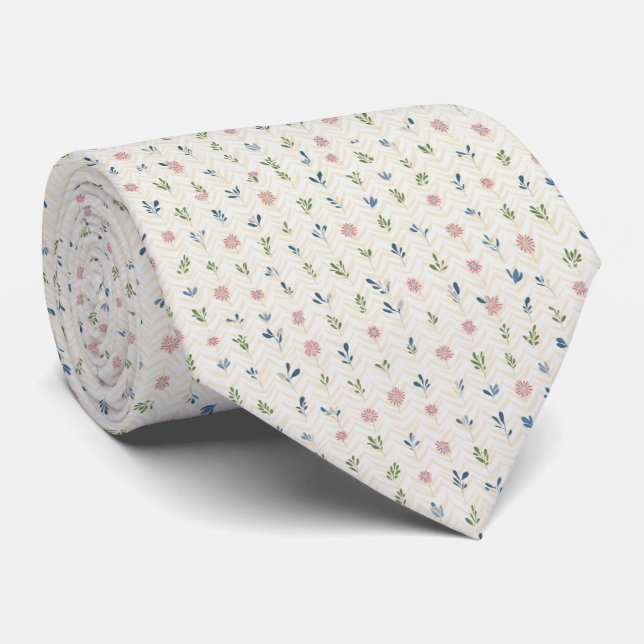 Mikrogradient Blommönster Slips (Rullad)