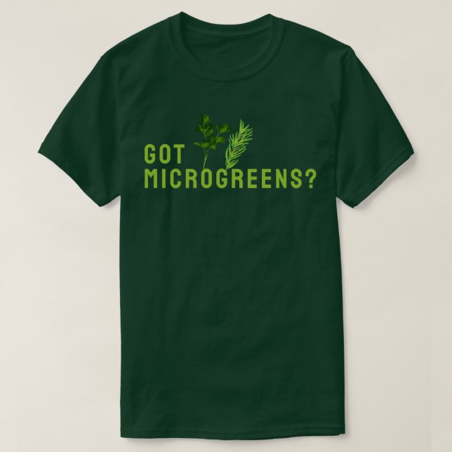  mikrogreoner t shirt (Design framsida)