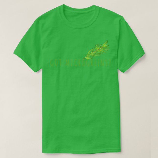  mikrogreppsplantor t shirt (Design framsida)