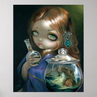 Mikrokosm: Sea Monsters ART PRINT pop-realism Poster