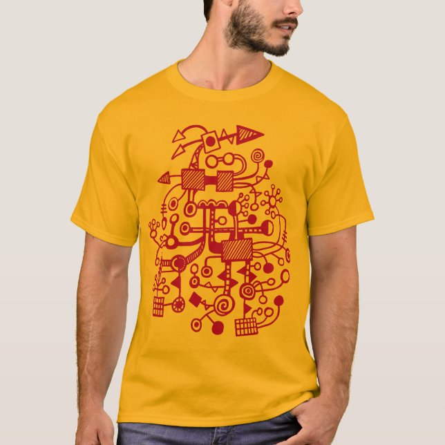 Mikrokosmos Makrokosmos - Lila T Shirt (Framsida)