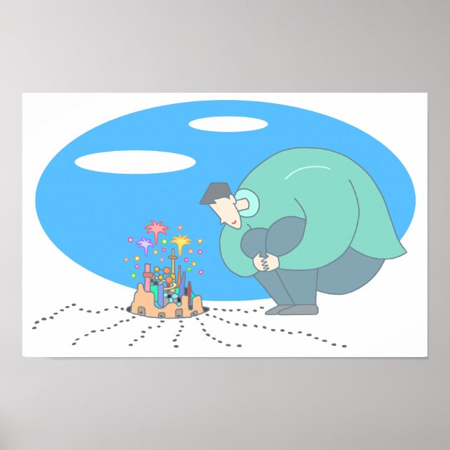 Mikrokosmos vid dina fötter. poster (Framsidan)
