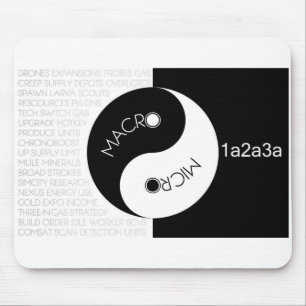 Mikromakroen balanserar 1a2a3a Mousepad Musmatta