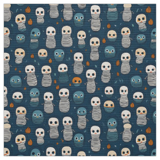 Mikrommier hallowen mönster tyg