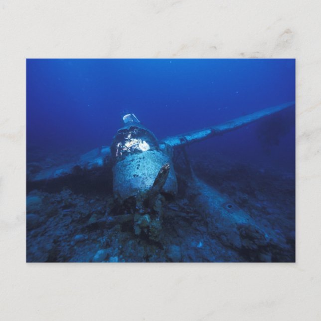 Mikronesien, Palau, världsarv. WWII Vykort (Framsida)