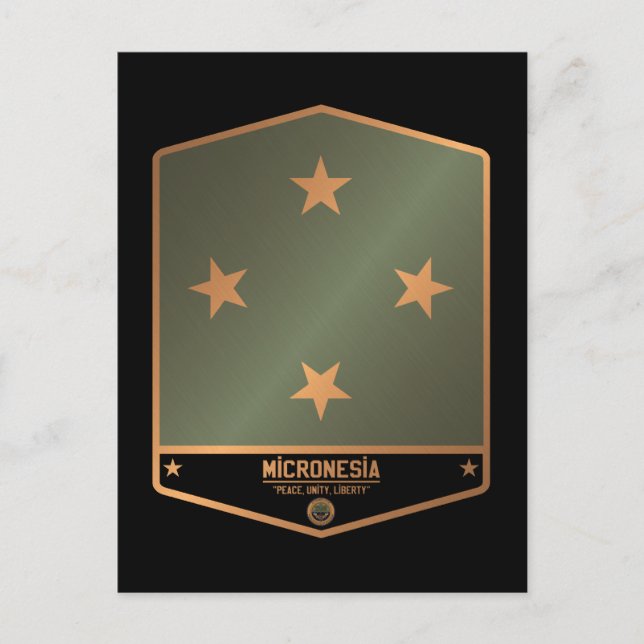Mikronesien Vykort (Framsida)