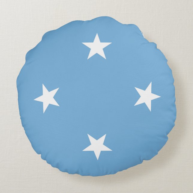 Mikronesiens Stater Rund Kudde (Baksidan)