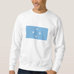 Mikronesiska federala staternas flagga lång ärmad tröja