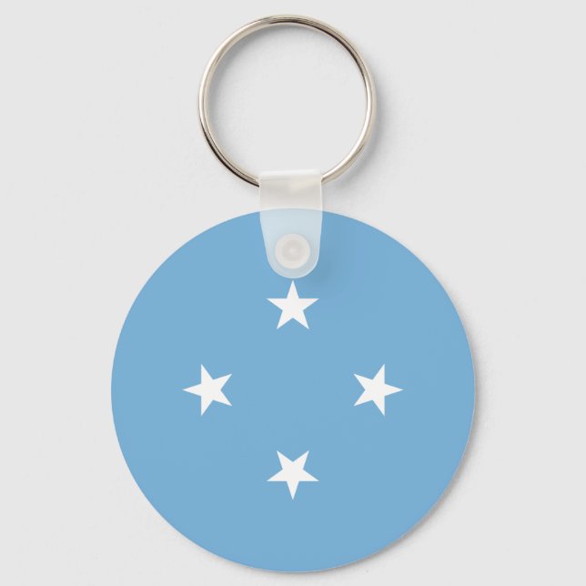 Mikronesiska federala staternas flagga nyckelring (Framsida)