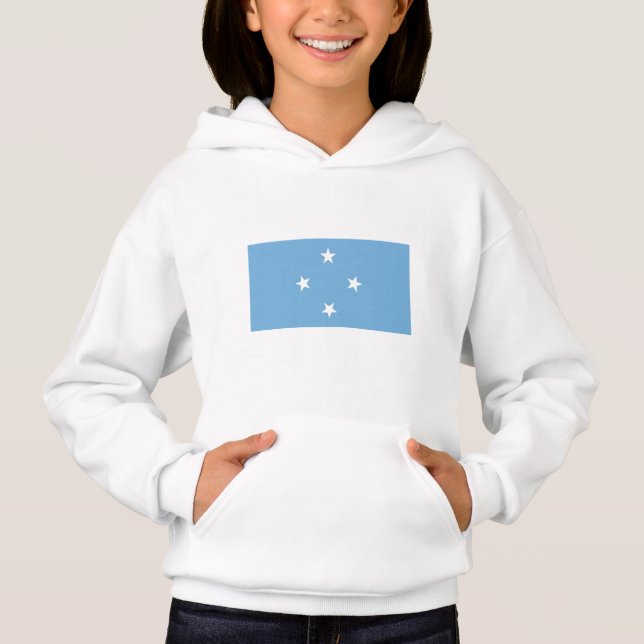 Mikronesiska federala staternas flagga t shirt (Framsida)