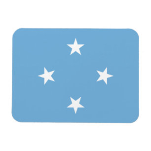 Mikronesiska federationen Flagga Magnet