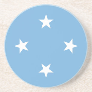Mikronesiska federationen flagga underlägg