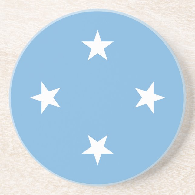 Mikronesiska federationen flagga underlägg (Framsidan)