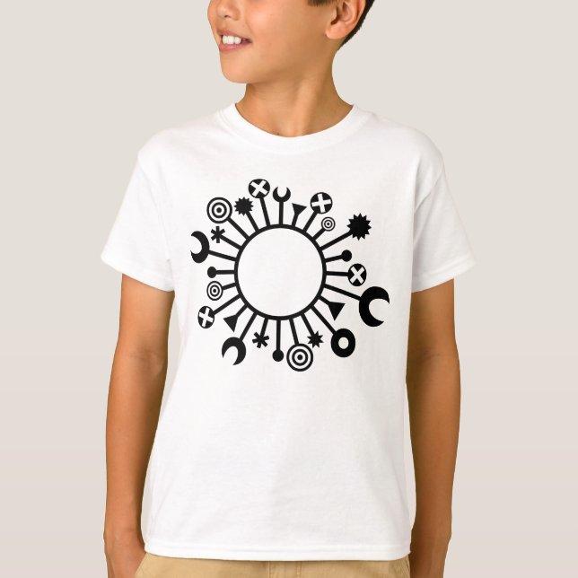 mikroorganism - svart tee (Framsida)