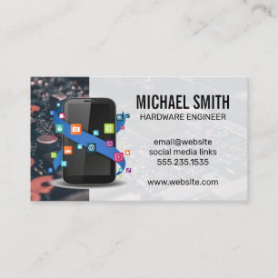 Mikroprocessor Motherboard Technology Smart Mo Visitkort