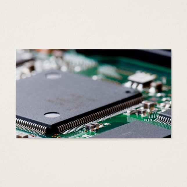 Mikroprocessor Visitkort (Framsidan)