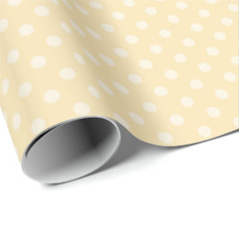 Mikropunkter av citronchiffon-gult, pappra presentpapper