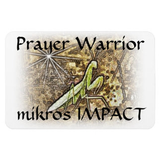 MIKROS IMPACK PRAYER WARRIOR 4"x6" MAGNET