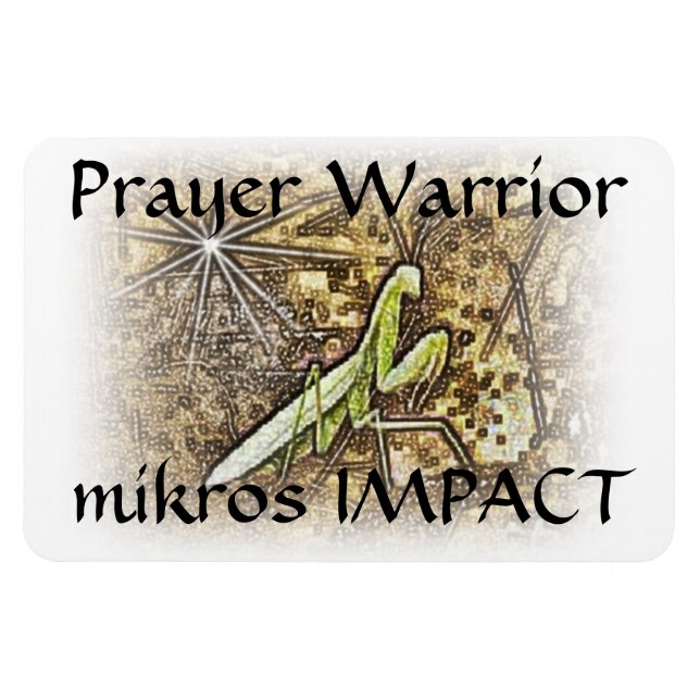 MIKROS IMPACK PRAYER WARRIOR 4"x6" MAGNET (Horisontell)