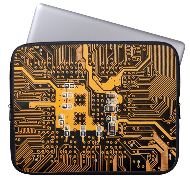 Mikroschema struktur illustrationchip,mikro,backgr laptop fodral (Framsidan)