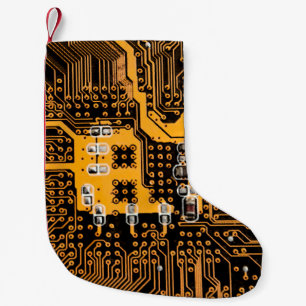 Mikroschema struktur illustrationchip,mikro,backgr liten julstrumpa