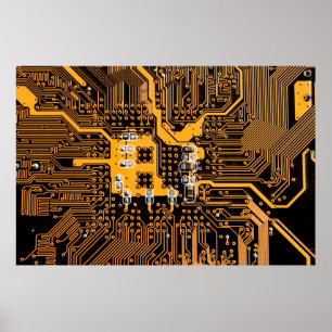 Mikroschema struktur illustrationchip,mikro,backgr poster