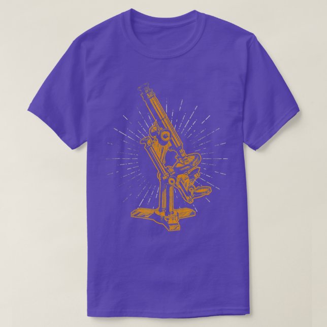 Mikroskop Microscopy Gift Science Biology Teache T Shirt (Design framsida)
