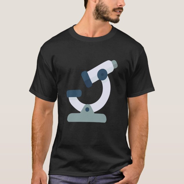Mikroskop T Shirt (Framsida)