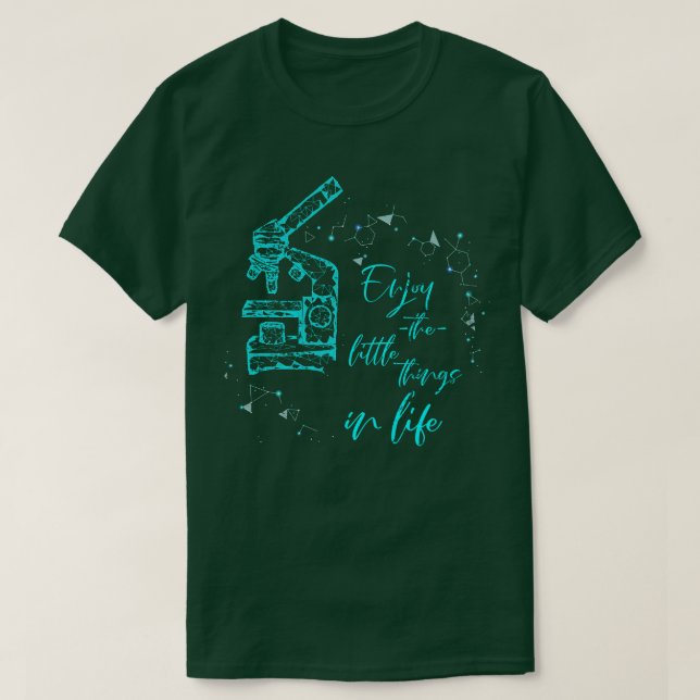 Mikroskopbiologi T Shirt (Design framsida)