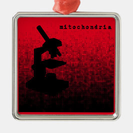 Mikroskopet pricker mönster julgransprydnad metall