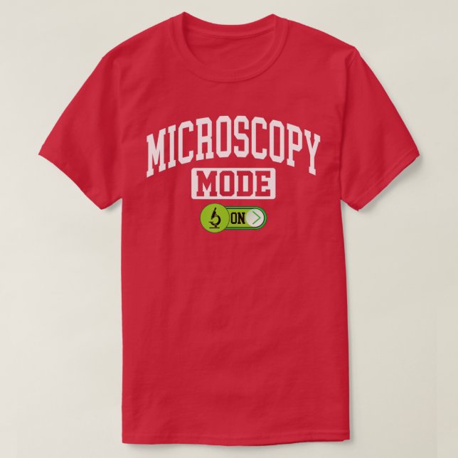 Mikroskopi-läge på mikroskopcytolog Microbiolo T Shirt (Design framsida)