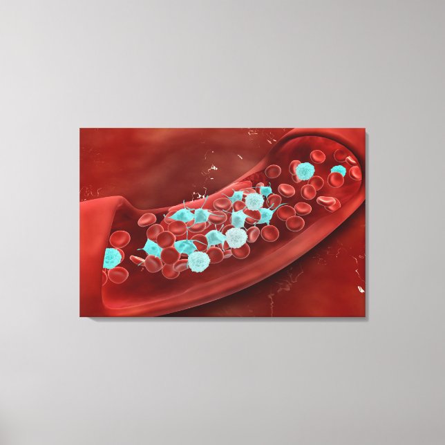 Mikroskopisk bild av blodproppsbildning (Framsida)