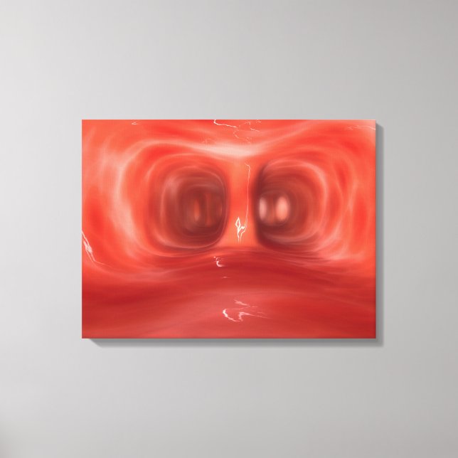 Mikroskopisk bild inuti humana lungor (Framsida)